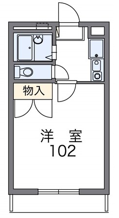 レオパレスマ・メゾン　　9908の物件間取画像